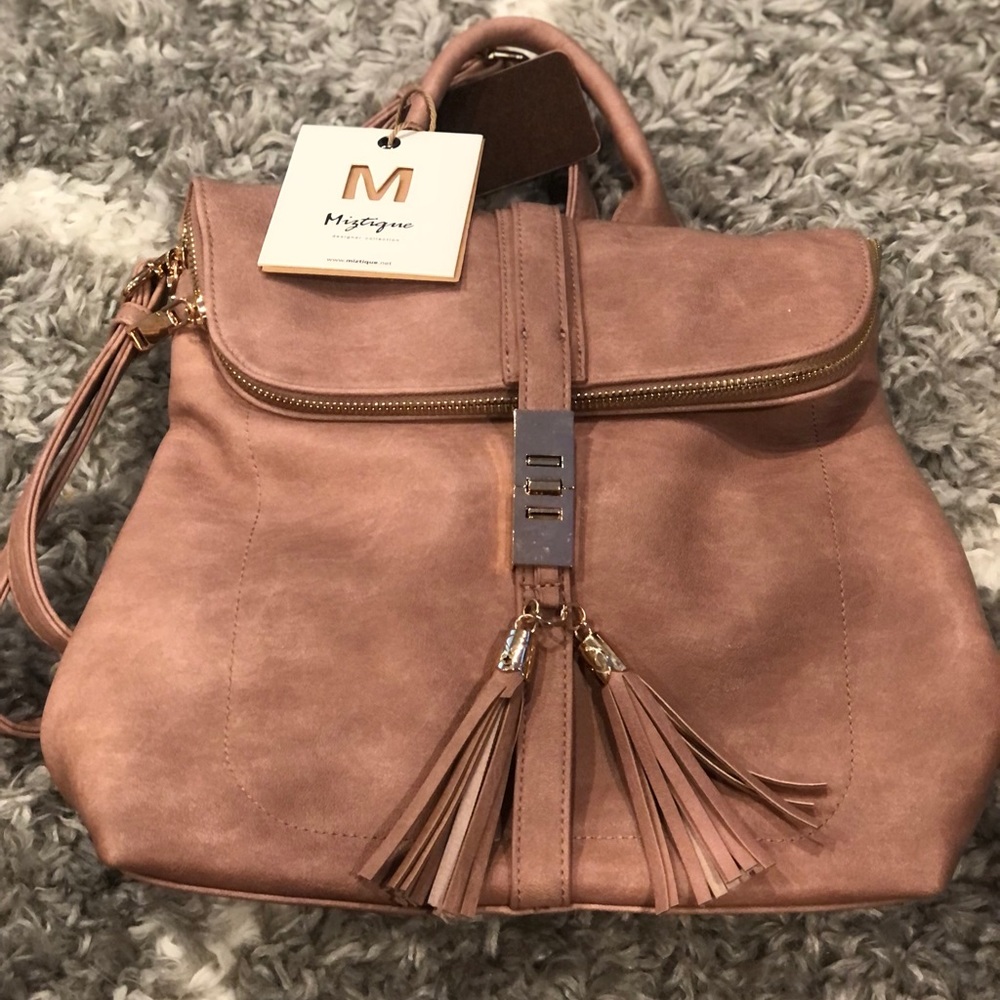 Miztique Backpack Mauve/Blush Color Brand New